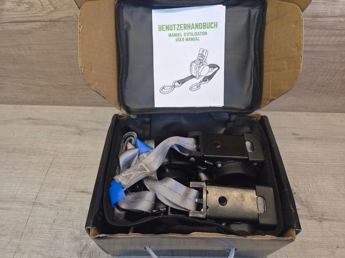 4 Pce Retractable Ratchet Straps Tie Downs 2.5CM x 3M 800kg Break Strength