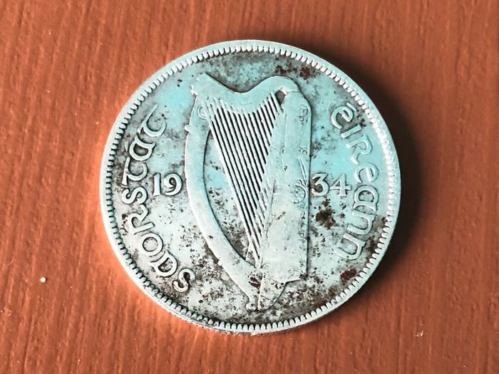 Irish silver half crown