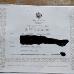 4-Ball Golf Voucher  Doonbeg Trump International