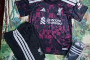 Liverpool 26/27 (3rd) Kids Full Kit ,size : 6/7 , 7/8 , 8/9 , 10/11.