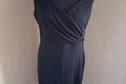 Brand new Esprit black wrap effect dress