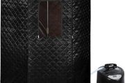 Sauna 90 x 90 x 180 cm Sauna for Home, Mini Sauna Box, Portable Steam Sauna, Mobile Steam Sauna SPA, Healthy Home Sauna, Steam Bath Sauna with Remote Control 3 L
