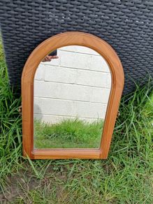 Arch Shape Pine Mirror