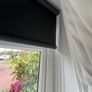 3 Charcoal grey roller blinds Image 2