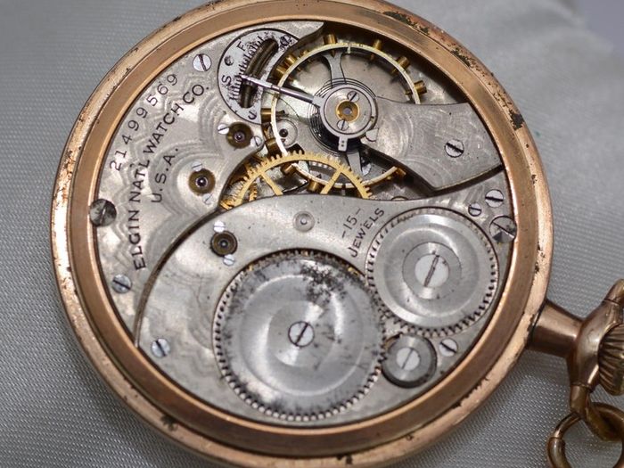 Vintage Elgin Gold  Pocket Watch