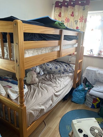 Solid Wooden Bunk Bed