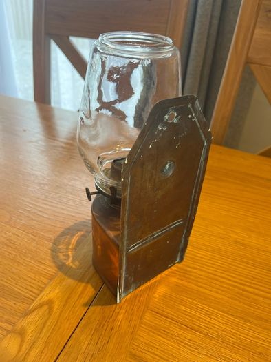 Antique Copper Wall Oil Lamp