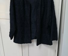 Jacques Vert Navy Lace Jacket Size UK 14