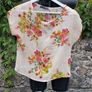 Atmosphere - Light Floral Chiffon Short Sleeve Top Image 2