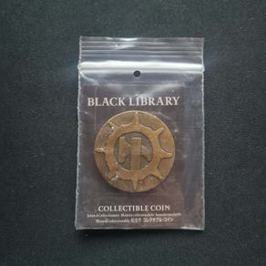 Black Library Collectible Coin Games Workshop February 2024 NEW MINT