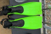 scuba diving open heel fins