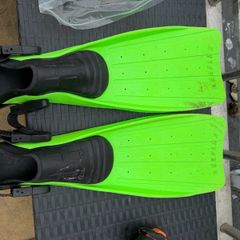 scuba diving open heel fins