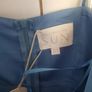 Blue Satin Slip Dress Image 5