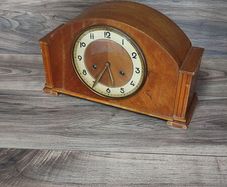 Vintage Junghans chiming mantle pendulum clock made in Germany
