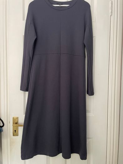 COS Panel Midi Dress - Steel Blue - Size S