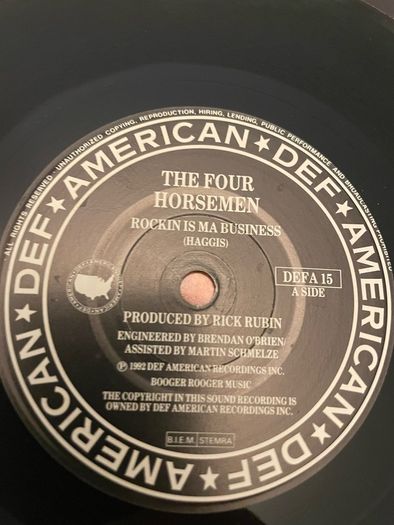 The Four Horsemen - Rockin' Is Ma Business (7" Single)