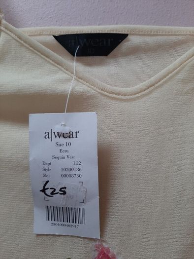 New top tag attached