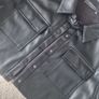 Faux Leather Cropped Shirt S Image 2