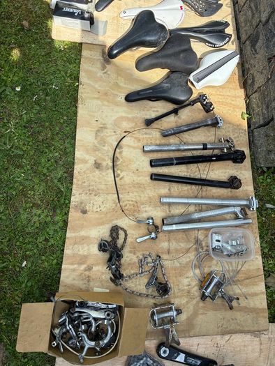 Job lot of bicycle parts