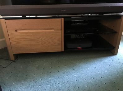 Light Oak TV Cabinet