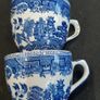 20 piece Arklow Pottery Blue Willow pattern tea set Image 10