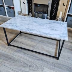 marble style coffee table