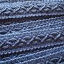 New 10.4 metres of blue half inch thick upholstery gimp Image 4