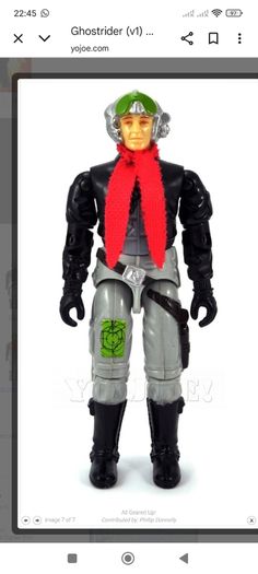 GI JOE Ghostrider - Phantom X-19 pilot - near mint!