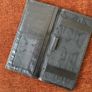 Large Black Real Leather Wallet Image 2