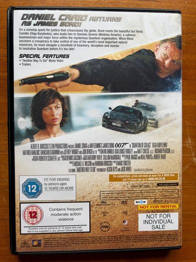 Quantum of Solace DVD