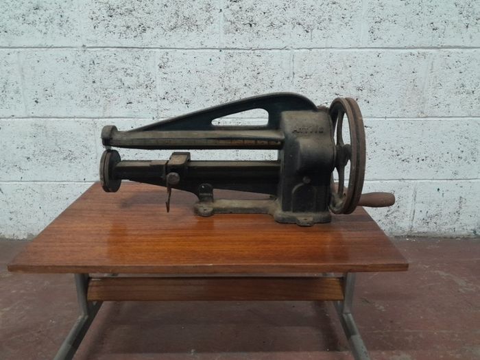 Antique Attila Shoe Man Leather Trimmer Cutter