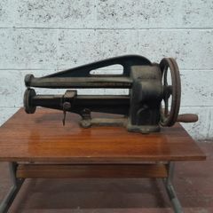 Antique Attila Shoe Man Leather Trimmer Cutter