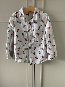 Animal patterned long sleeve shirt 3-4 years