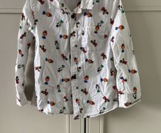 Animal patterned long sleeve shirt 3-4 years