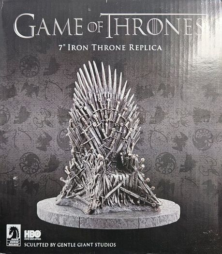Gentle Giant Game of Thrones 7" Iron Throne replica