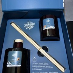 Gift Set: Candle and Reed Diffuser: Handmade Soap Company