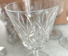 Single crystal Wine or port Glass  13 Cm