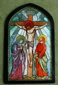 Vintage Unusual Glass Icon