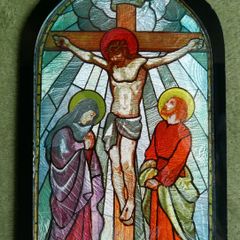 Vintage Unusual Glass Icon