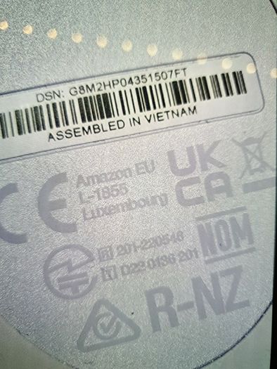 Amazon alexa smart speaker