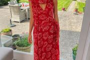 Jenny D Red Dress