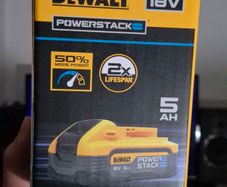 Dewalt 18v, 5ah, Powerstack Battery, New
