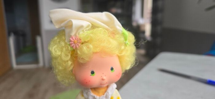 Lemon Meringue Friend Strawberry Shortcake Doll no pet but complete outfit HTF AGC Kenner A.G.C same era as MLP G1 My Little Pony
