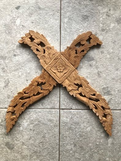 Vintage Thai Lanna Hand Carved Kalae