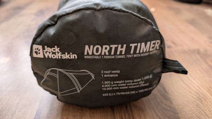 Jack Wolfskin North Timer Tent (1 person)