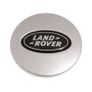 x4 LAND ROVER 63mm Silver/Black Hub Cover Center Wheel Caps Image 4