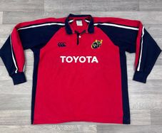 Vintage 2004 Canterbury Munster Rugby Jersey Shirt Mens XL