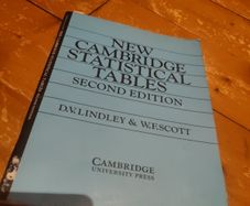 new Cambridge statistical tables