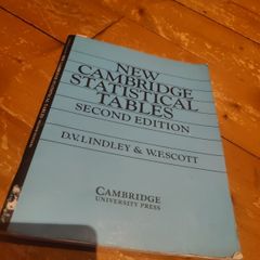new Cambridge statistical tables