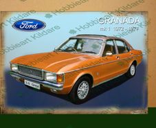 Ford Granada mk 1 classic car tin metal sign